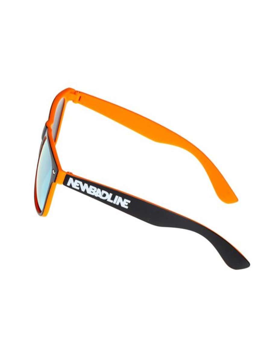 Okulary New Bad Line | Okulary Classic Inside Black/Ornange Mat Yellow Mirror 00-629